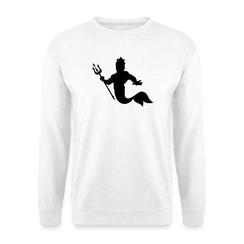 Triton King roi sous-marin Neptunes - Sweat-shirt Unisexe - blanc - Devant