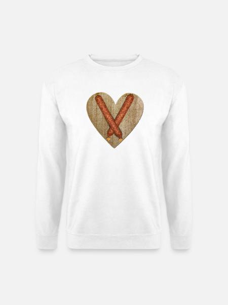 Woodheart - Ahle Wurscht - Unisex Pullover - Weiß