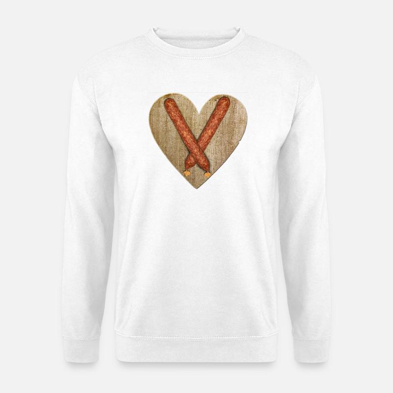 Woodheart - Ahle Wurscht - Unisex Pullover - Weiß