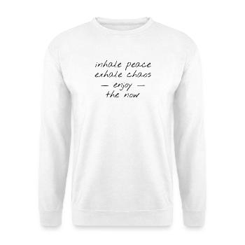 Yoga - Unisex Pullover - Weiß - Vorne
