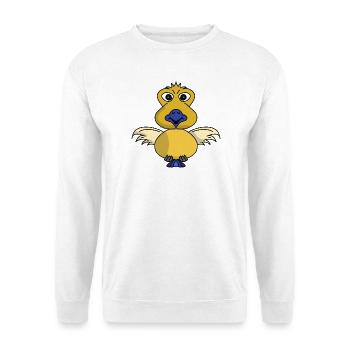 Pipomat der Spatz aus dem Comicbuch - Unisex Pullover - Weiß - Vorne
