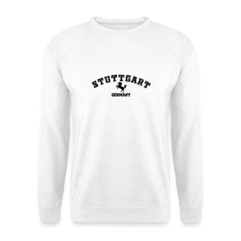 Stuttgart Germany - Sweat-shirt Unisexe - blanc - Devant