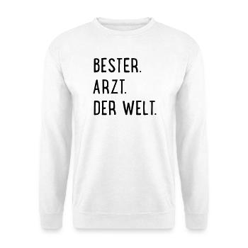 bester arzt - Unisex Pullover - Weiß - Vorne