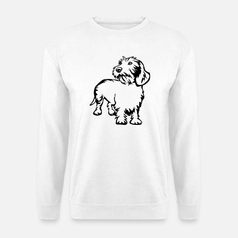 Dackel - Unisex Pullover - Weiß