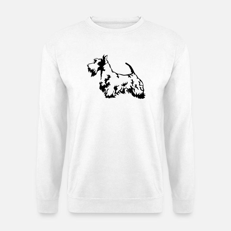 Scottish Terrier - Unisex Sweatshirt - white