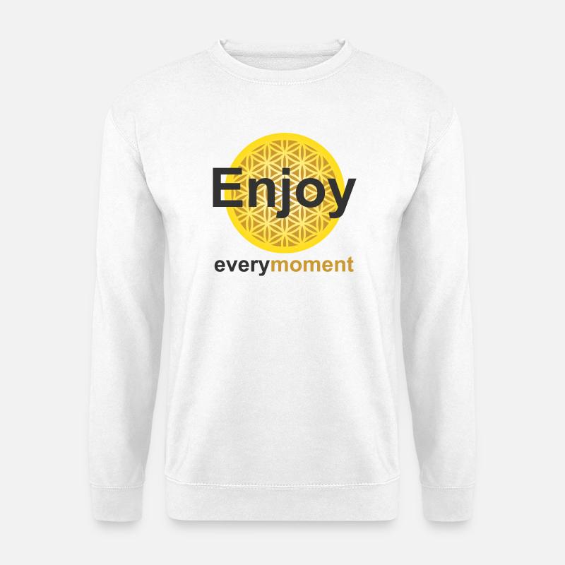 enjoy every moment kontiki - Unisex Pullover - Weiß