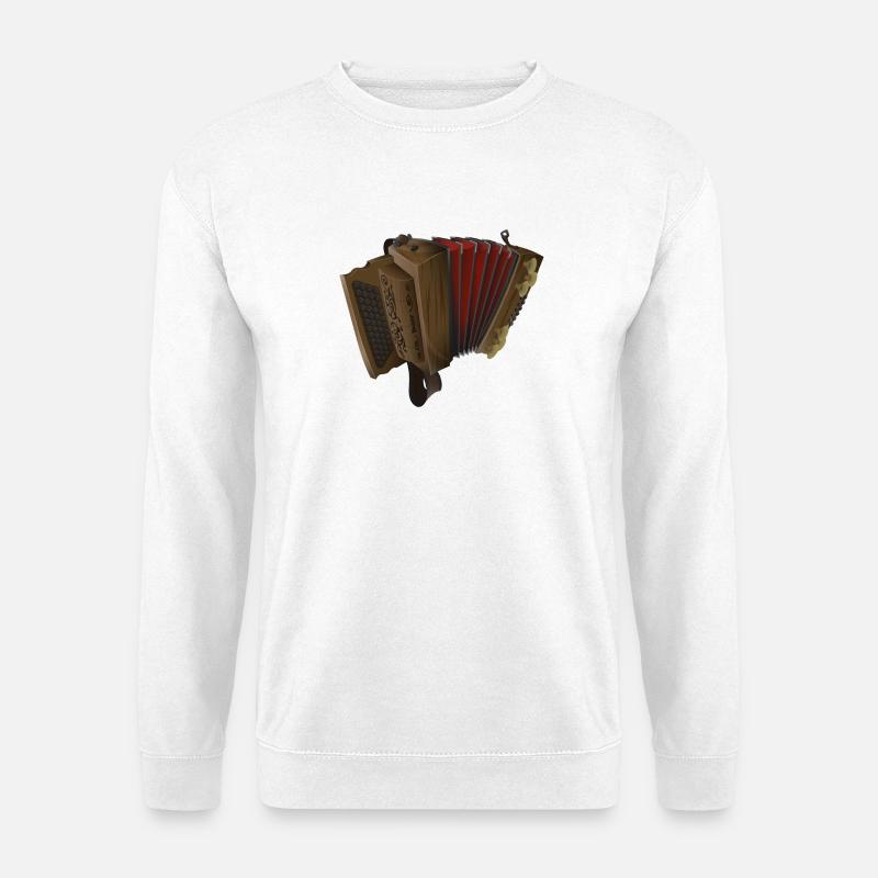 Styrian Harmonica - Dark/Red | ZiachON! - Unisex Sweatshirt - white