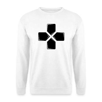 Jeux de jeu jeux jeux jouer à des jeux icône logo icône - Sweat-shirt Unisexe - blanc - Devant