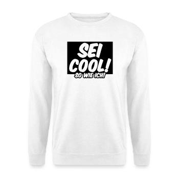 Cool Freunde Freundschaft Statement Sprüche - Unisex Pullover - Weiß - Vorne