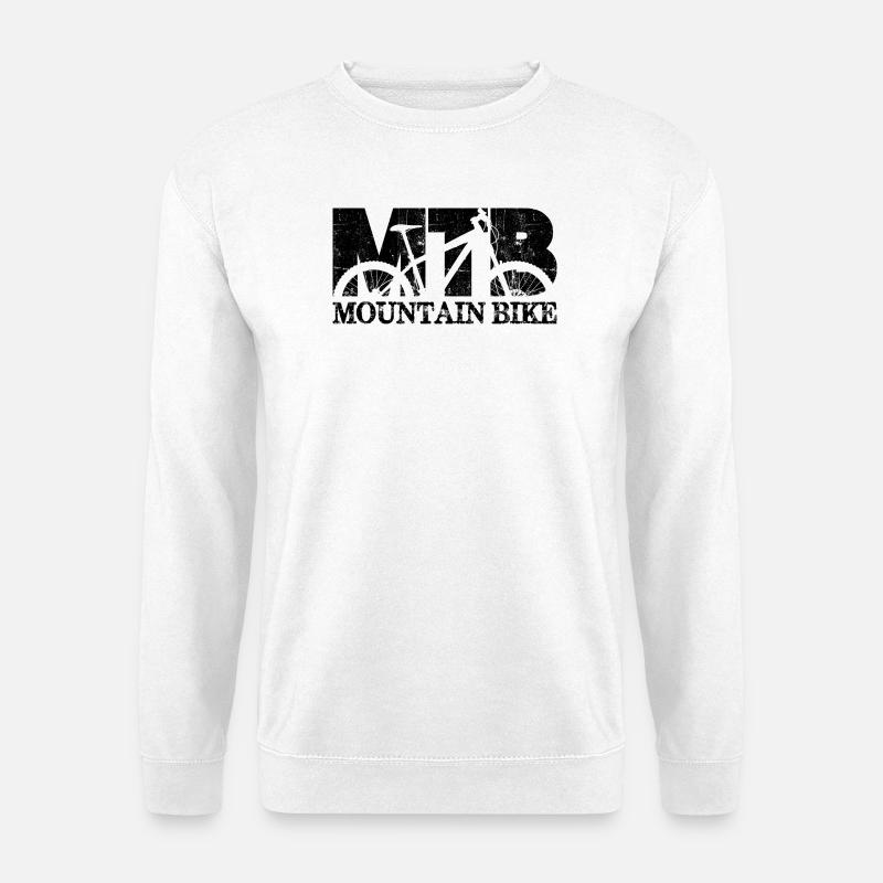 MTB-Mountainbike - Unisex Pullover - Weiß