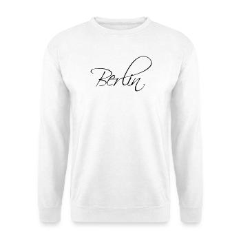 Berlin calligraphy lettering - Unisex Sweatshirt - white - Front