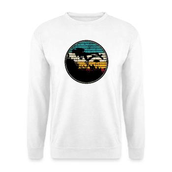 Diving scuba - Unisex Sweatshirt - white - Front