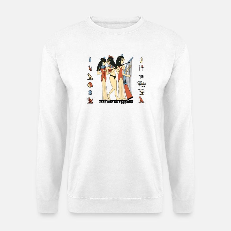Rock Like An Egyptian - Unisex Pullover - Weiß