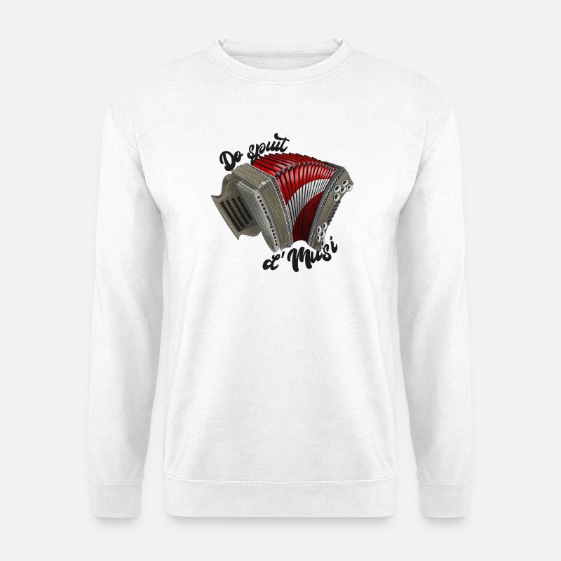 Do spuit d'Musi | ZiachON! - Unisex Pullover - Weiß