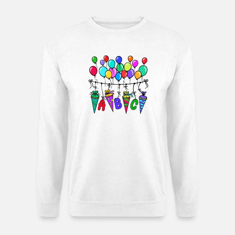 Schule Schultag Schulanfang Schulstart Lernen - Unisex Pullover - Weiß