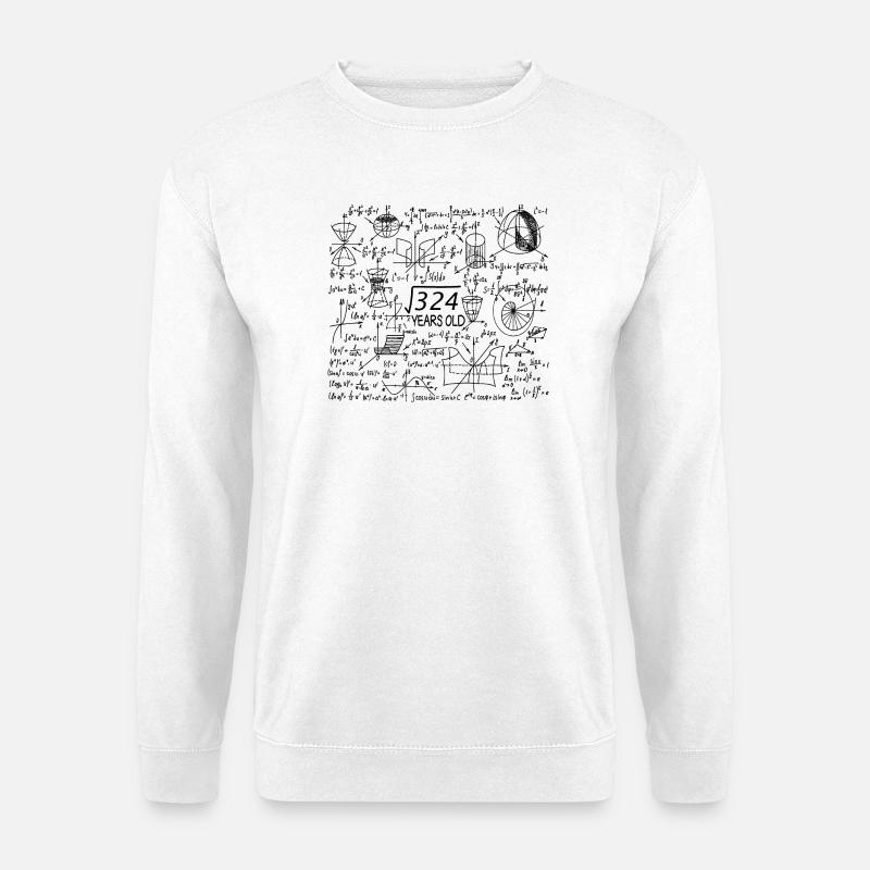 18th Birthday Math Math Student Mathefan - Unisex Sweatshirt - white