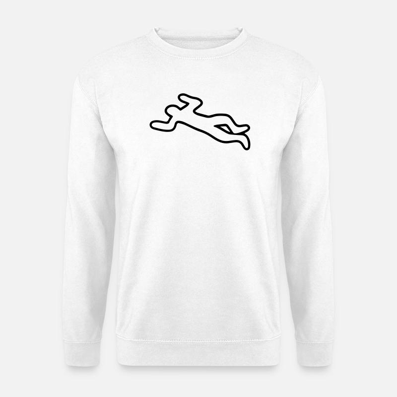 Corps - Sweat-shirt Unisexe - blanc