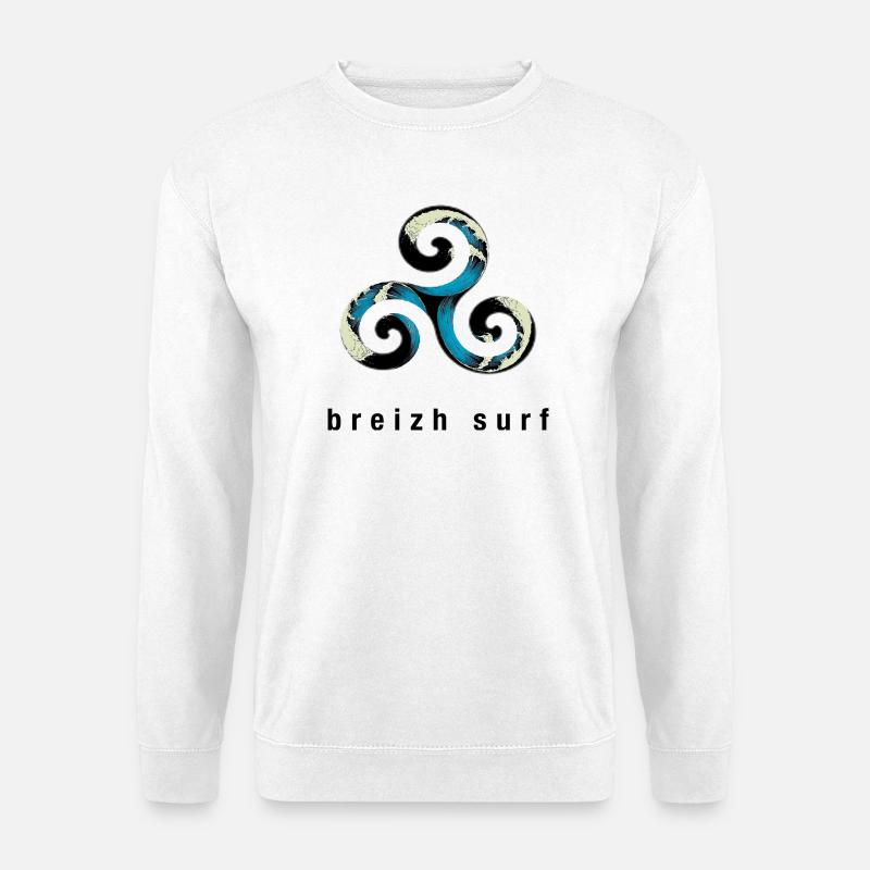 Triskel Breton - Unisex Pullover - Weiß