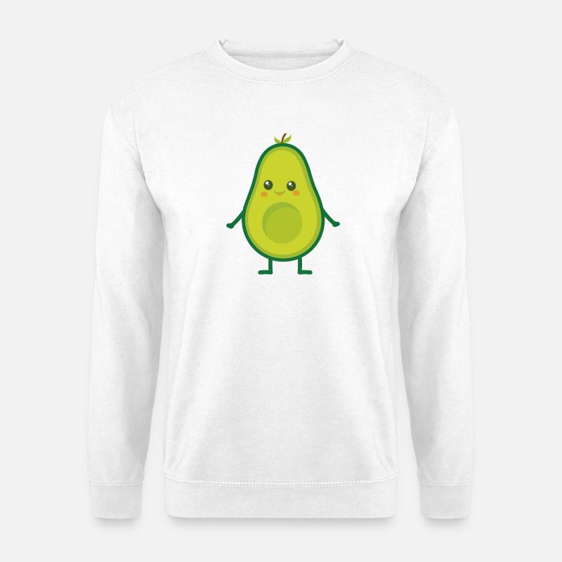 Avocado (Avocado Mann) - Unisex Pullover - Weiß