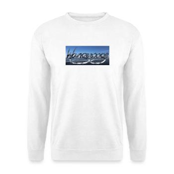 Wangerooge Wasserreflexionen - Unisex Pullover - Weiß - Vorne