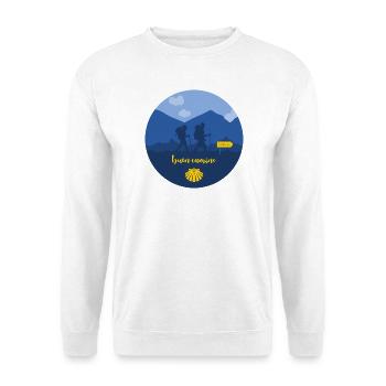 Buen Camino Santiago Man and Woman - Unisex Sweatshirt - white - Front