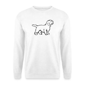 Petit Basset Griffon Vendéen - Sweat-shirt Unisexe - blanc - Devant