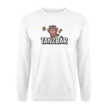 Tanzbär - Bär - Bären - Unisex Pullover - Weiß - Vorne
