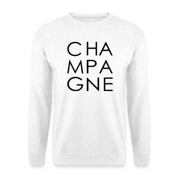 cha mpa gne - Unisex Pullover - Weiß - Vorne