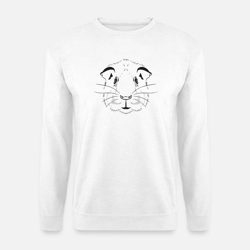 Meerschweinchen - Unisex Pullover - Weiß