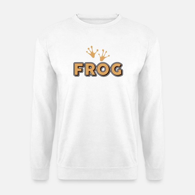 Frosch - Unisex Pullover - Weiß
