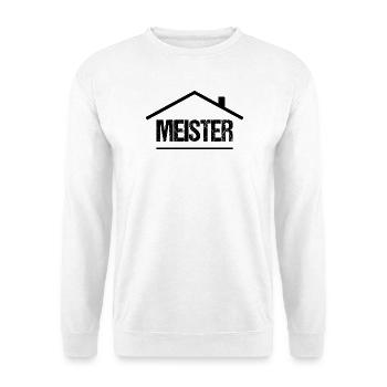 Hausmeister - Unisex Pullover - Weiß - Vorne - Alina (178cm) & Michal (187cm)