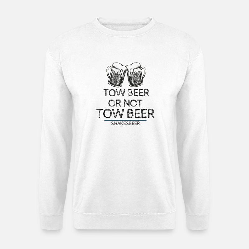Bier oder nicht Bier - Unisex Pullover - Weiß