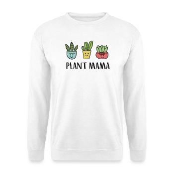 Jardin jardin jardin - Sweat-shirt Unisexe - blanc - Devant