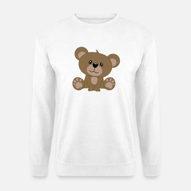 Bear, Teddy Bear - Unisex Sweatshirt - white