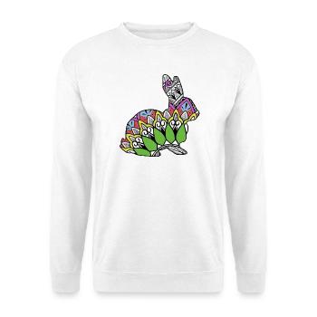 Kaninchen - Unisex Pullover - Weiß - Vorne