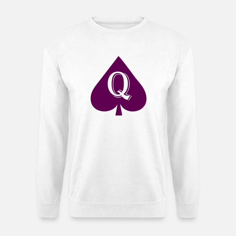 Queen of Spades - Unisex Pullover - Weiß