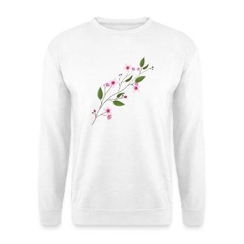 cherry blossom - Unisex Sweatshirt - white - Front