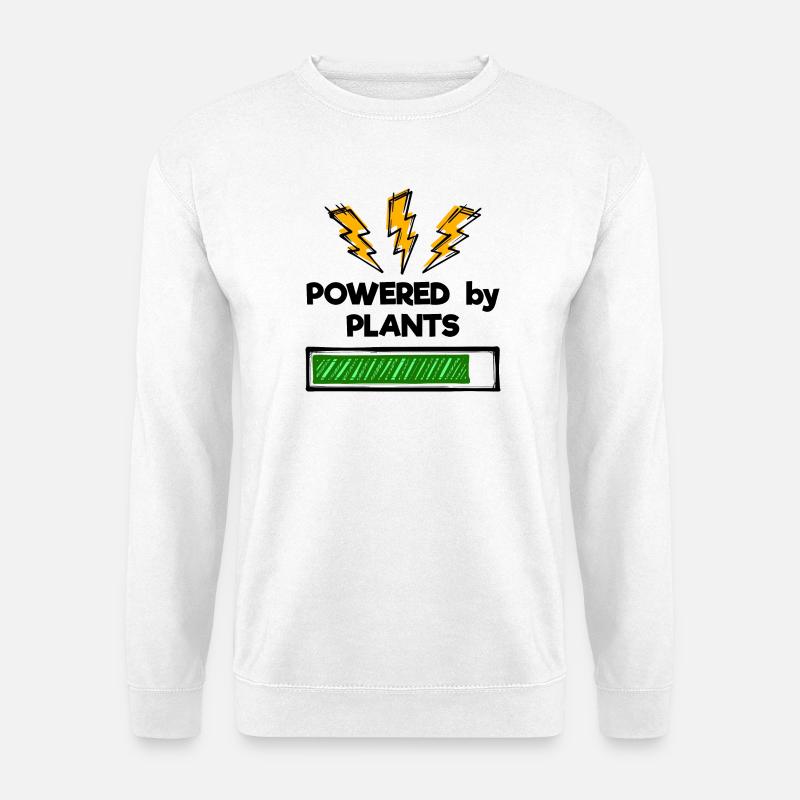 Vegetarier Vegan Statement - Unisex Pullover - Weiß