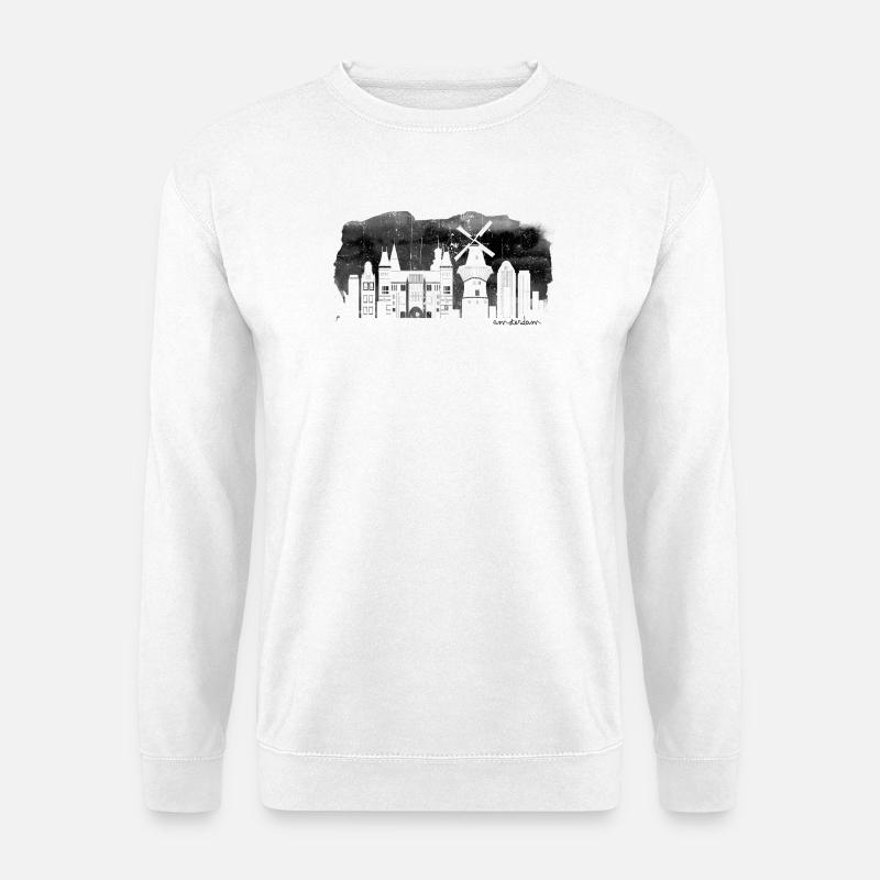 Warten auf Design - Unisex Pullover - Weiß