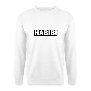 Habibi Arabic Favorite Arab Islam Muslim Gift - Unisex Sweatshirt - white - Front