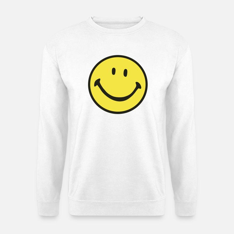 Lächeln - Unisex Pullover - Weiß