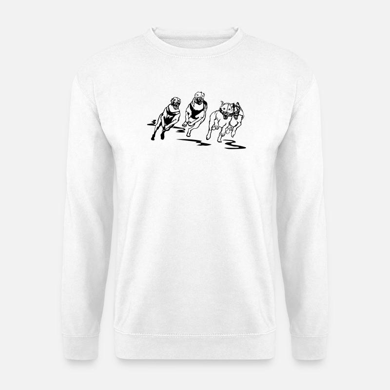 Whippets - Unisex Pullover - Weiß