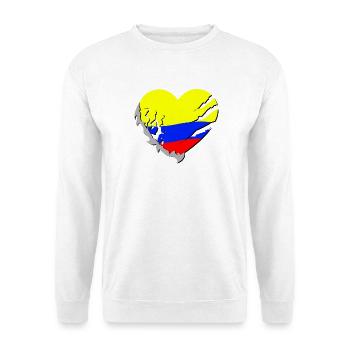 Kolumbien - Unisex Pullover - Weiß - Vorne