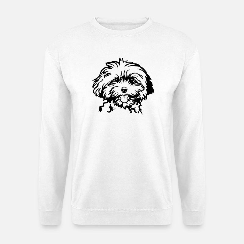 Bolonka Zwetna Kopf - Unisex Pullover - Weiß