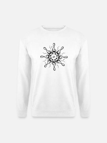 Musique Soleil Clé de musique Notes musicales - Sweat-shirt Unisexe - blanc