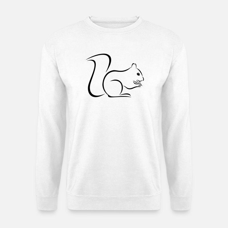 squirrel - Unisex Sweatshirt - white
