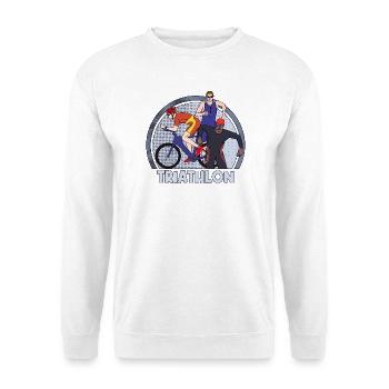 Triathlon - Unisex Sweatshirt - white - Front