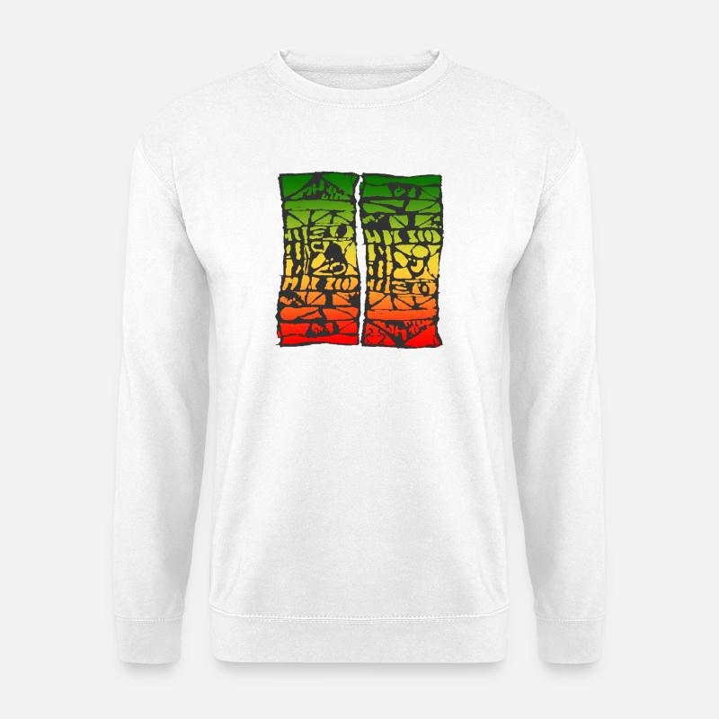 reggae 2907 - Unisex Pullover - Weiß