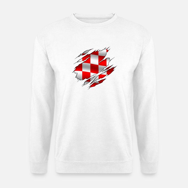 Kroatien - Kroatien - Unisex Pullover - Weiß