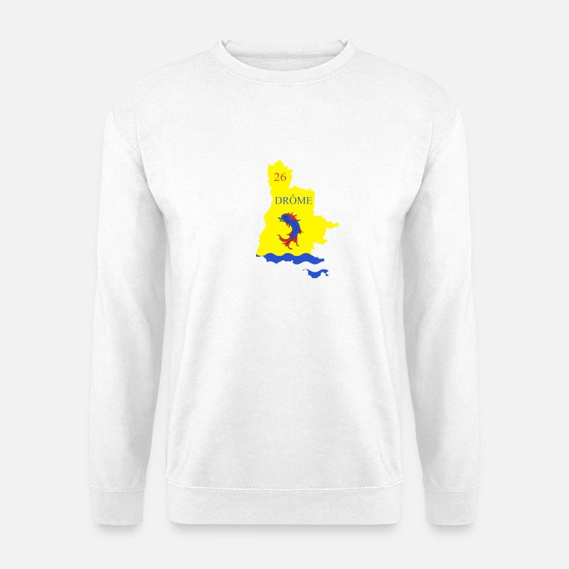 Drôme - Unisex Pullover - Weiß